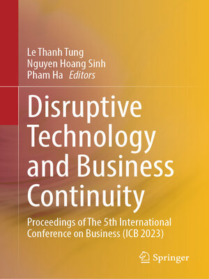 cover image of Disruptive Technology and Business Continuity